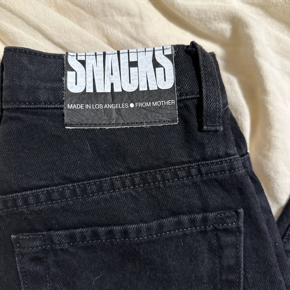 MOTHER Snacks Double Stack High Rise Jeans - Picture 4 of 8